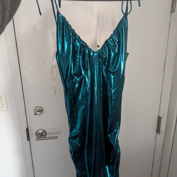 Shiny blue dress - Picture 1 of 1
